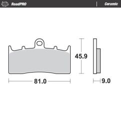 BRAKE PAD CERAMIC - 17220914