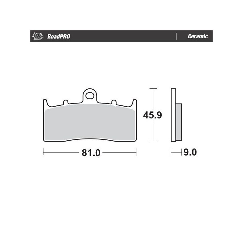BRAKE PAD CERAMIC - 17220914