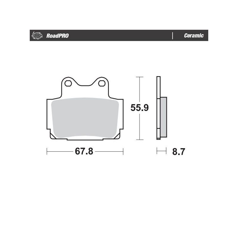 BRAKE PAD CERAMIC - 17220920