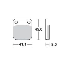 BRAKE PAD CERAMIC - 17220927