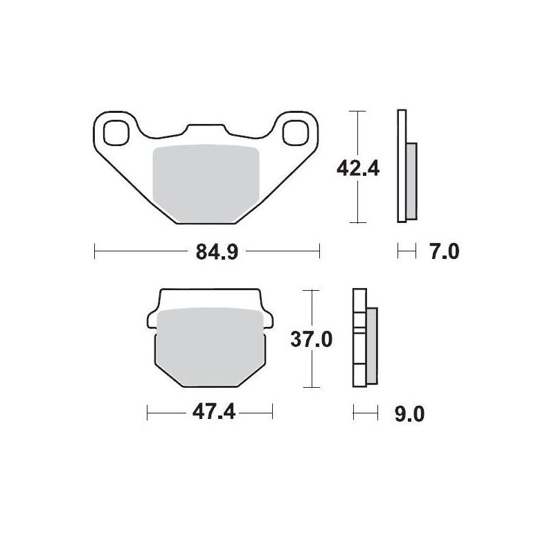 BRAKE PAD CERAMIC - 17220934
