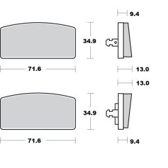 BRAKE PAD CERAMIC - 17220944