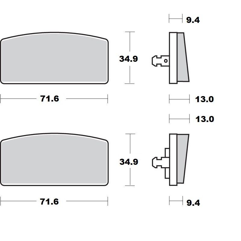 BRAKE PAD CERAMIC - 17220944