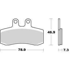 BRAKE PAD CERAMIC - 17220950