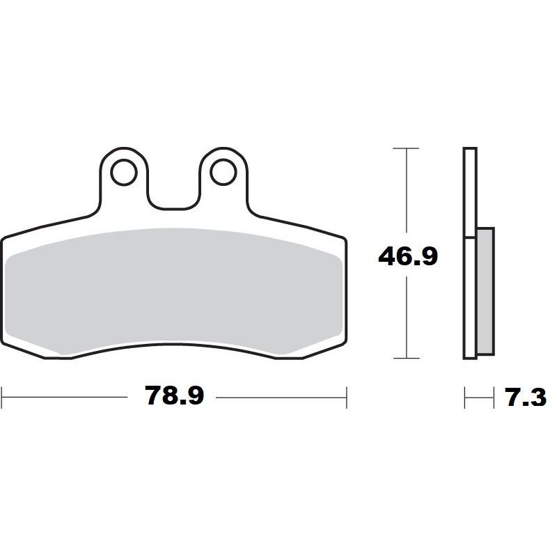 BRAKE PAD CERAMIC - 17220950