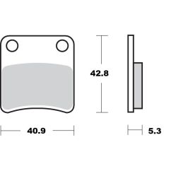 BRAKE PAD CERAMIC - 17220952