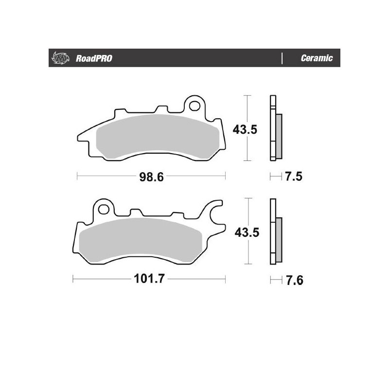 BRAKE PAD CERAMIC - 17220956
