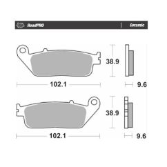 BRAKE PAD ROADPRO CERAMIC - 17220970