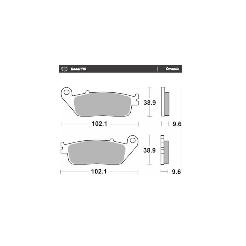BRAKE PAD ROADPRO CERAMIC - 17220970