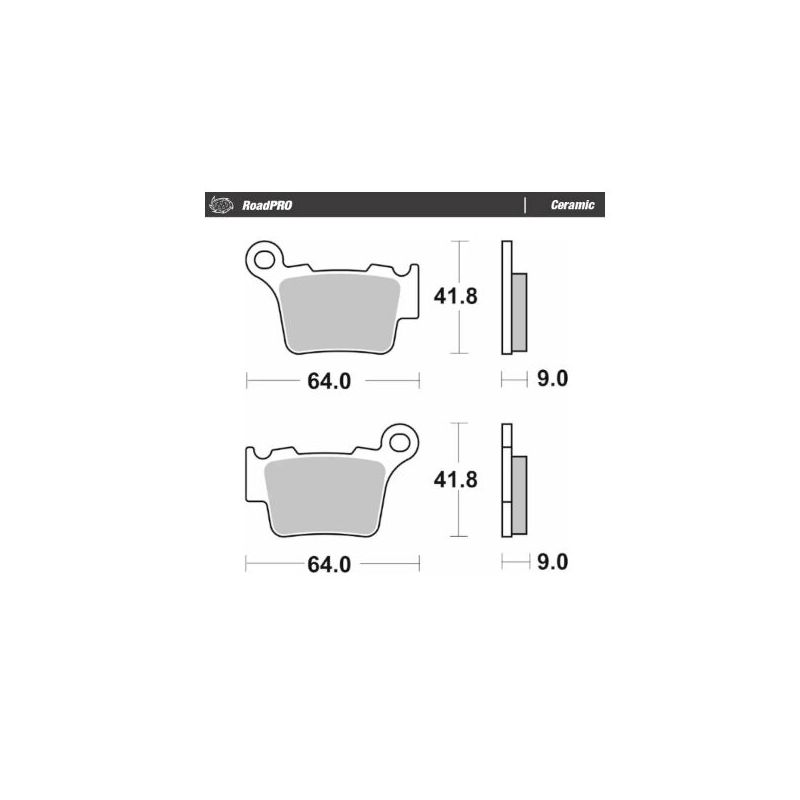 BRAKE PAD ROADPRO CERAMIC - 17220972