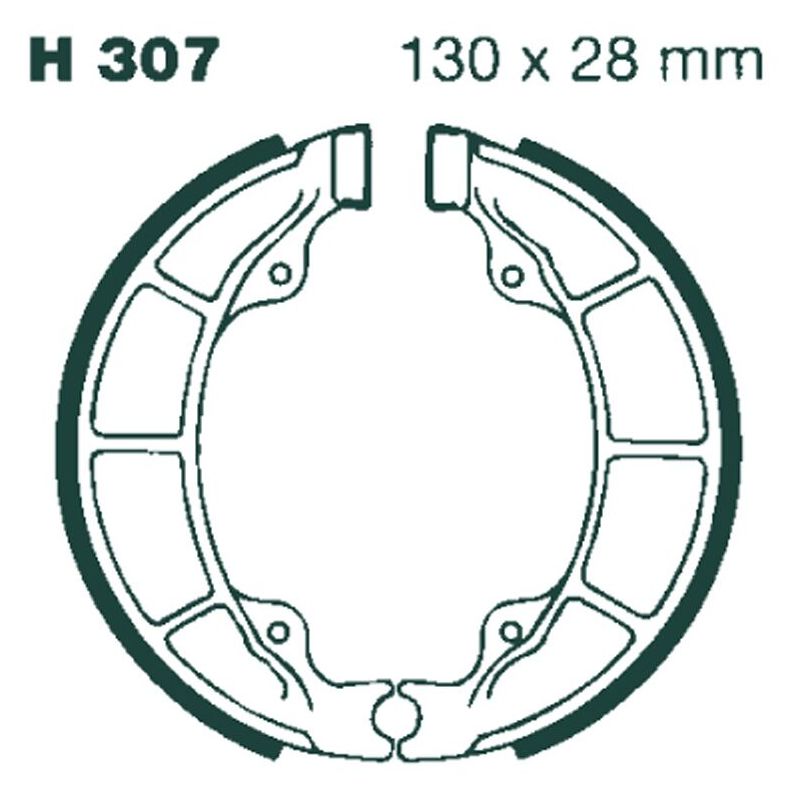 BRAKE SHOE PLAIN SERIES ORGANIC - 17230163