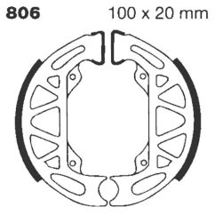 BRAKE SHOE PLAIN SERIES ORGANIC - 17230246