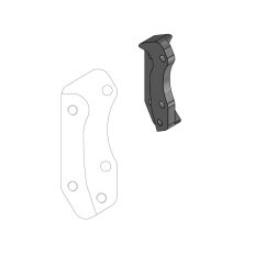 BRAKE CALIPER RELOCATION BRACKET SM STREET 320mm - 17040354