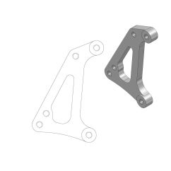 RELOCATION BRACKET BRAKE CALIPER SM RACING 320MM - 17420343