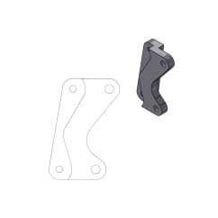 RELOCATION BRACKET BRAKE CALIPER SM STREET 320MM - 17420347