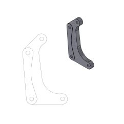 RELOCATION BRACKET BRAKE CALIPER SM RACING 320MM - 17420348