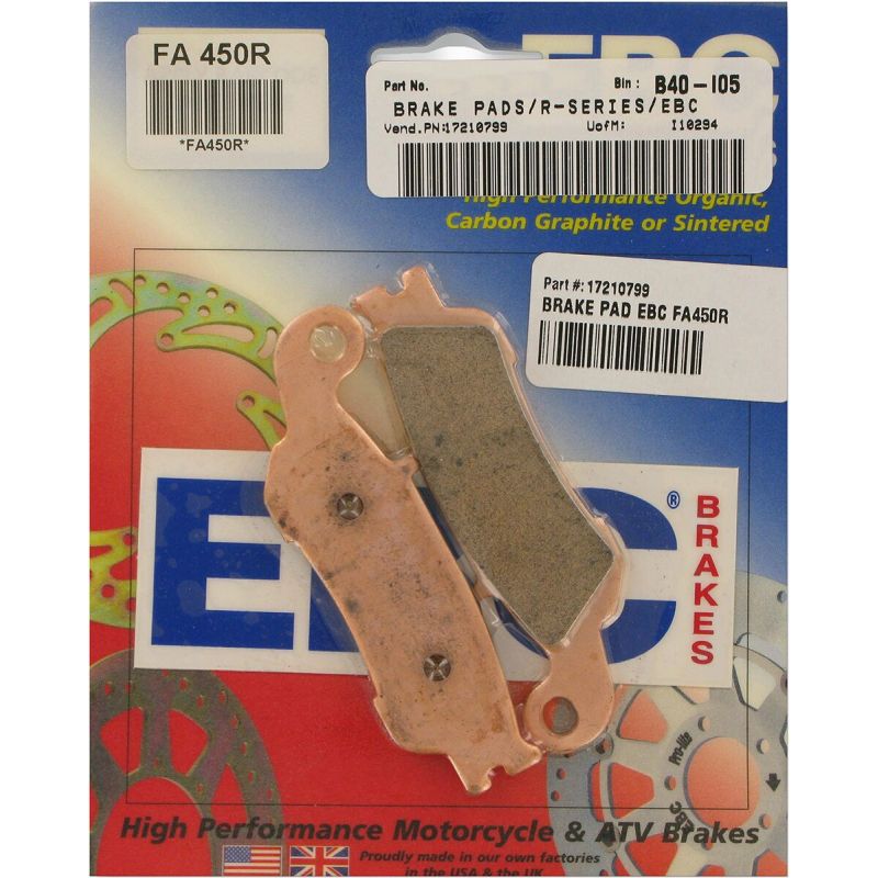 BRAKE PAD FA-R SERIES SINTERED METAL - 17210799