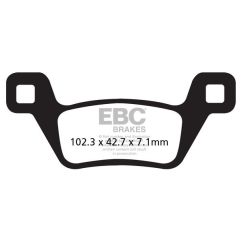 BRAKE PAD FA-R SERIES SINTERED METAL - 17212241