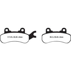 BRAKE PAD FA-R SERIES SINTERED METAL - 17212791