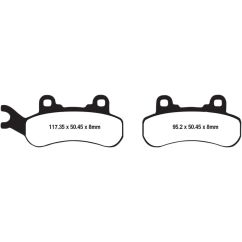 BRAKE PAD FA-R SERIES SINTERED METAL - 17212792
