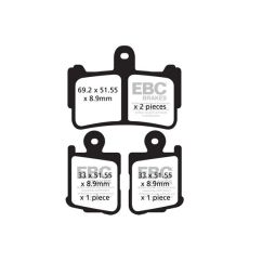 BRAKE PAD FA-HH SERIES SINTERED METAL - 17211984