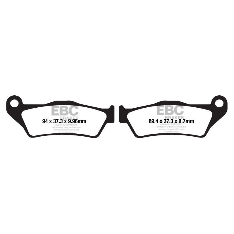 BRAKE PAD FA-HH SERIES SINTERED METAL - 17212425