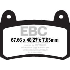 BRAKE PAD FA-HH SERIES SINTERED METAL - 17212797
