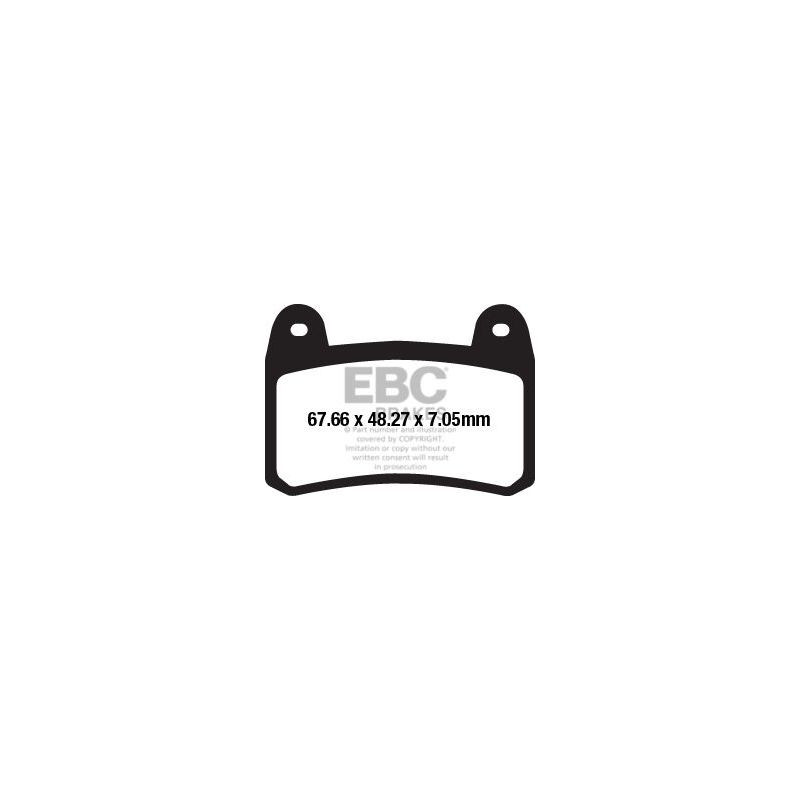 BRAKE PAD FA-HH SERIES SINTERED METAL - 17212797