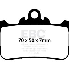 BRAKE PAD SINTERED HH - 17213377