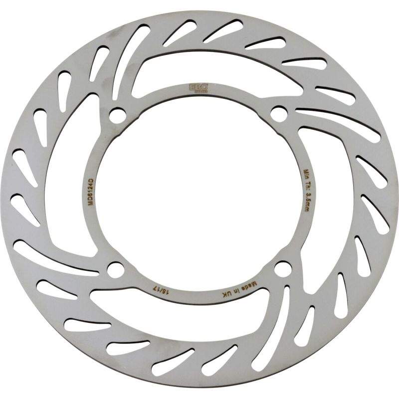 BRAKE ROTOR D-SERIES OFFROAD SOLID ROUND - MD6124D
