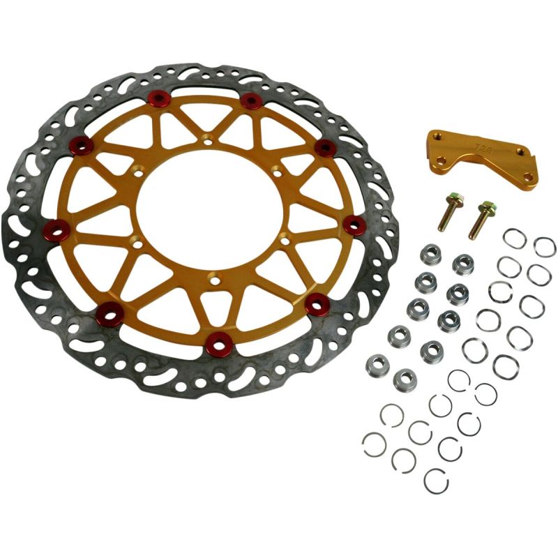 BRAKE ROTOR KIT SUPERMOTO SOLID CONTOUR - 17110599