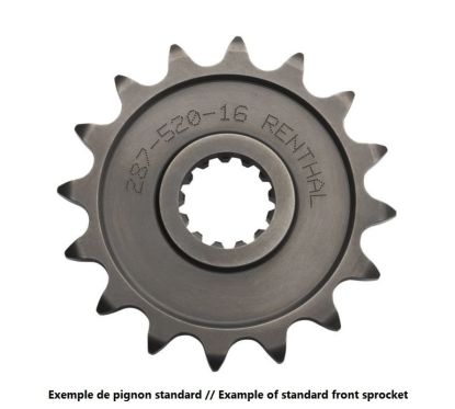 Pignon RENTHAL acier standard - 520