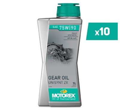 Huile de boîte de vitesse MOTOREX UniSynt ZX - 75W90 - 1L (x10)
