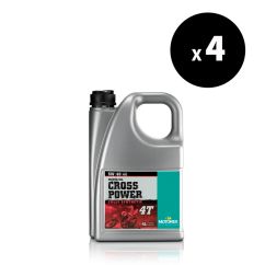 Huile moteur MOTOREX Cross Power 4T - 5W40 JASO MA2 - 4L (x4)