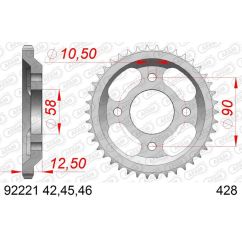 Couronne AFAM Acier Standard - 428