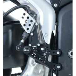 Commandes reculées multipositions R&G RACING noir Honda CBR600RR