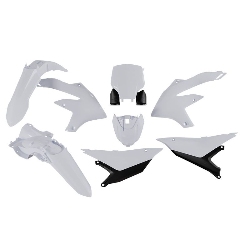 Kit plastique 6 pièces RACETECH - blanc