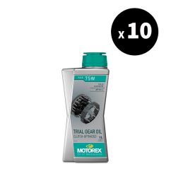 Huile de boîte de vitesse MOTOREX Trial Gear Oil - 75W - 1L (x10)