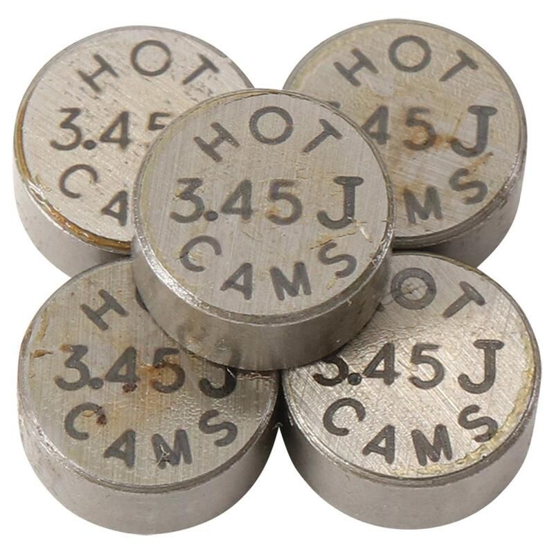 Pastilles de soupape HOT CAMS Ø7,48x3,45mm - jeu de 5