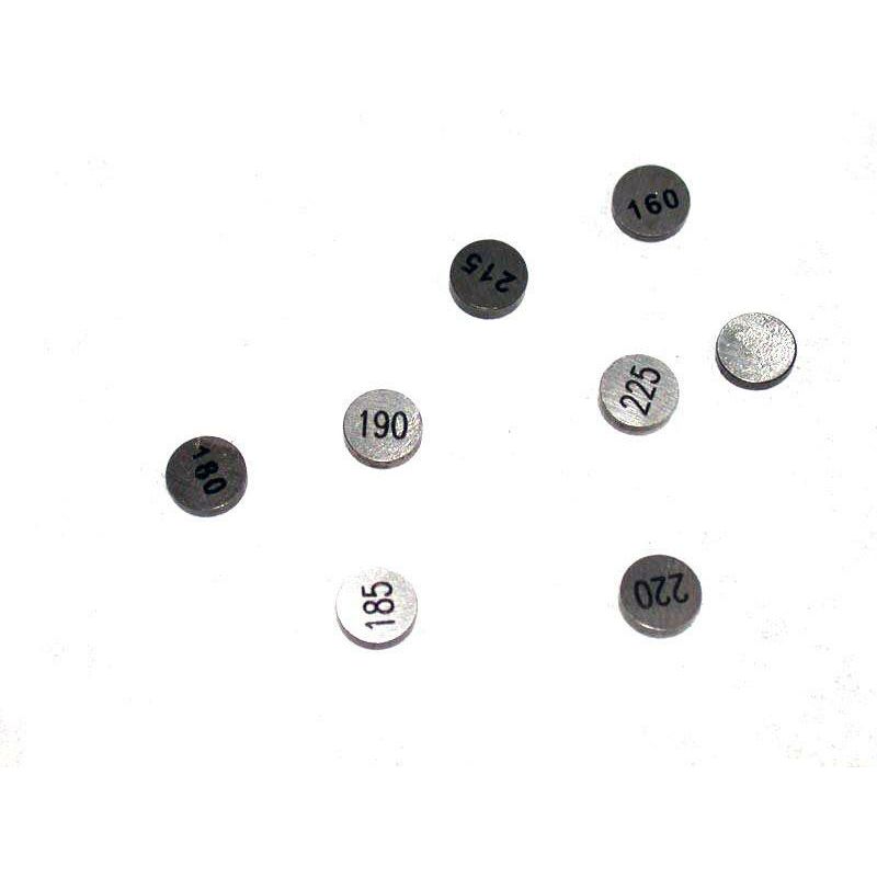 Pastilles de soupape HOT CAMS Ø10,0x2,70mm - jeu de 5 Pastilles de soupape HOT CAMS Ø10,0x2,70mm - jeu de 5