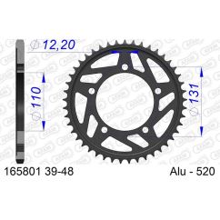 Couronne AFAM alu standard - 520