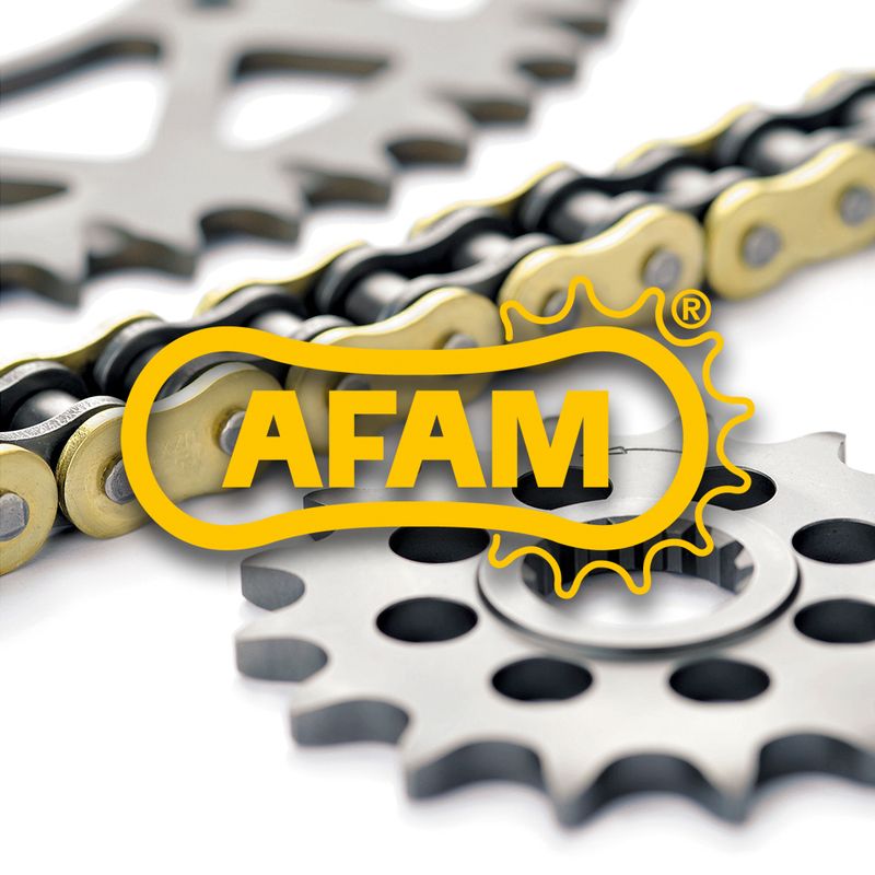 Kit chaîne AFAM 520M 11/41 renforcée - couronne ultra-light anodisé dur