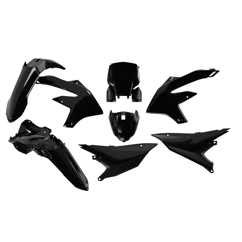 Kit plastique 6 pièces RACETECH - noir