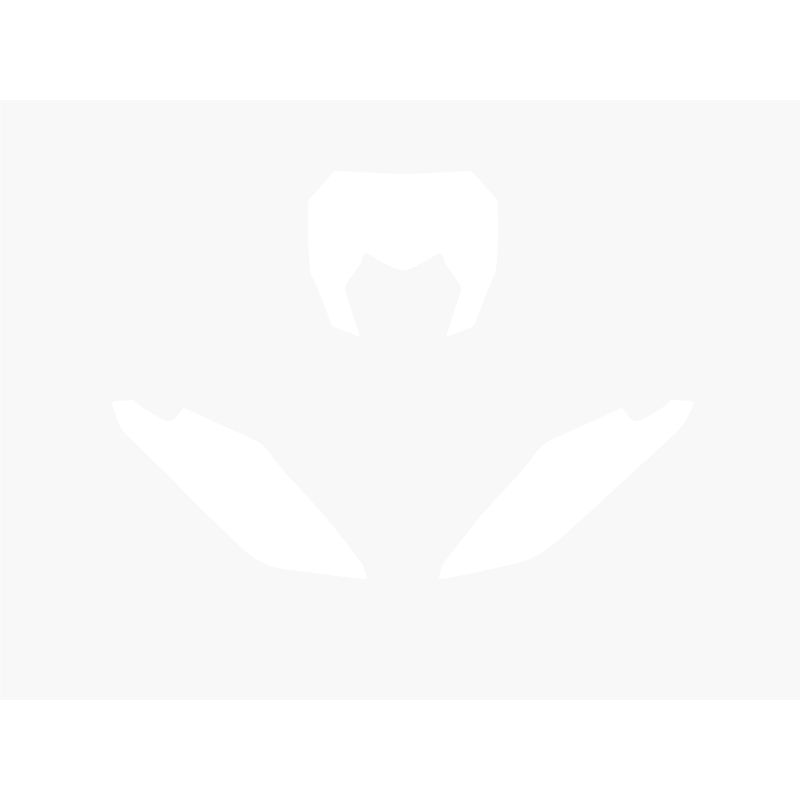 Fonds de plaque BLACKBIRD rouge Fantic XE