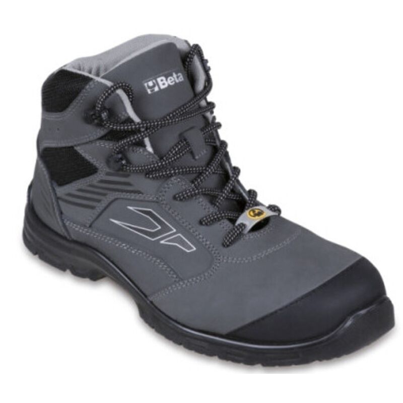 Chaussures de sécurité BETA 7218G en cuir nubuck hydrofuge – gris Chaussures de sécurité BETA 7218G en cuir nubuck hydrofuge – gris