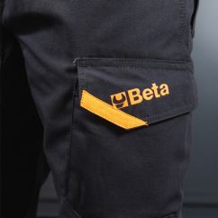 Pantalon de travail BETA 7818G à multiples poches en tissu élastique – gris Pantalon de travail BETA 7818G à multiples poches en tissu élastique – gris