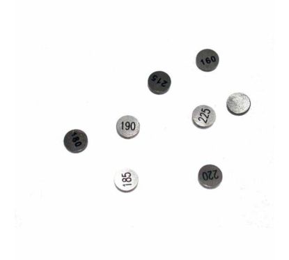 Pastilles de soupape TOURMAX Ø25X2,45mm - jeu de 2