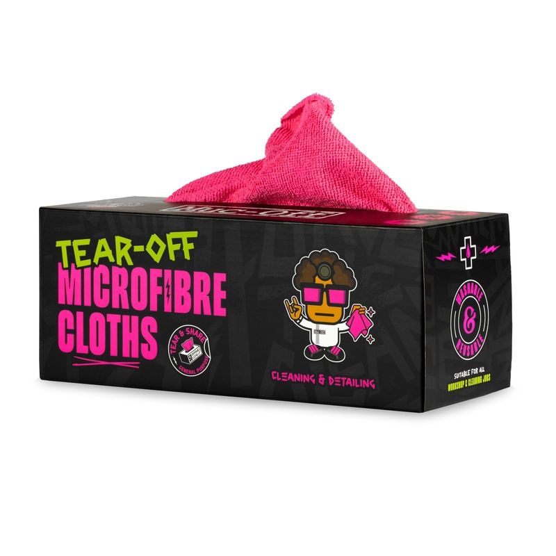 Lingettes microfibres MUC-OFF Tear-Off - rouleau de 50 Lingettes microfibres MUC-OFF Tear-Off - rouleau de 50