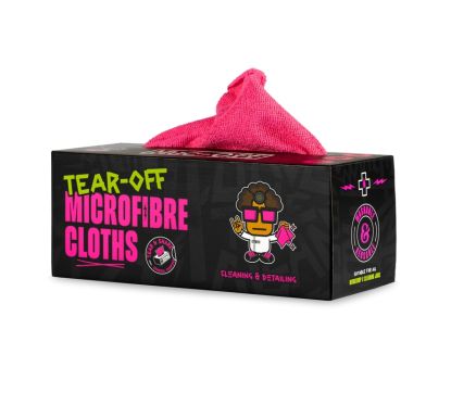 Lingettes microfibres MUC-OFF Tear-Off - rouleau de 50