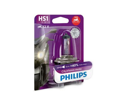 Ampoule PHILIPS CityVision Moto HS1 12V 35/35W - x1